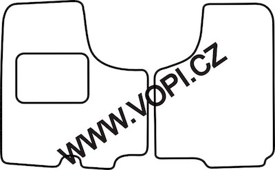 Autokoberce Opel Vivaro přední sada 07/2001 - 08/2014 Autofit (3427)